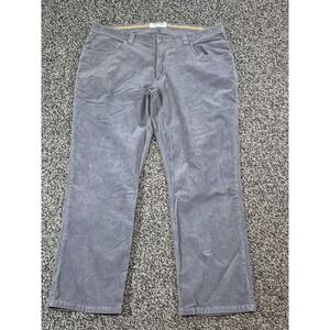 Mountain Khakis Pants Mens Tag 44x32 Classic Fit Gray Corduroy Chino Outdoor